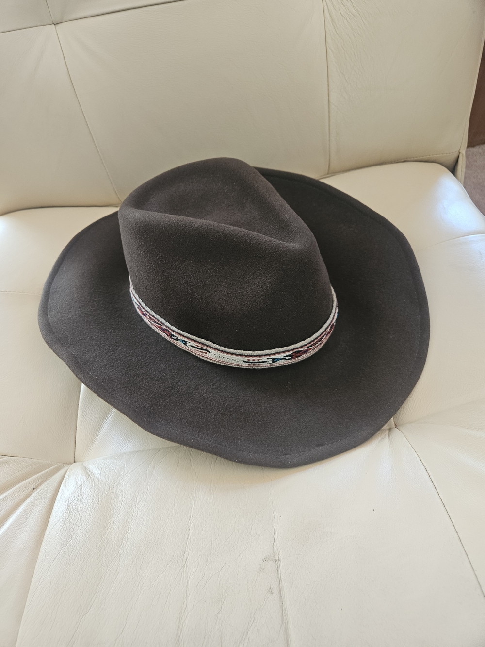 Vintage Woolrich 100% Wool Hat • Made in USA • Brown Fedora